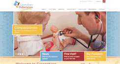 Desktop Screenshot of greensboropediatricians.com